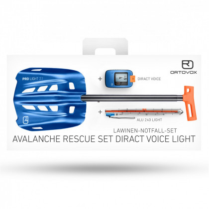 Set de avalanșă Ortovox Rescue Set Diract Voice Light albastru
