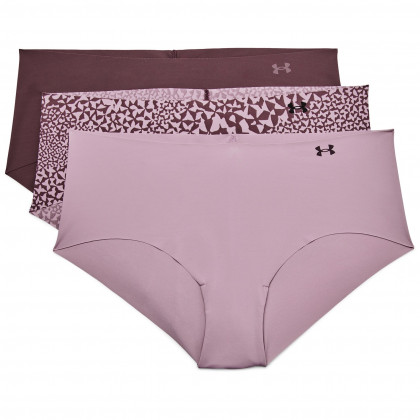 Chiloți femei Under Armour PS Hipster 3Pack Print roz