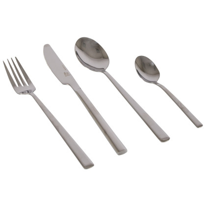 Set tacâmuri Bo-Camp Cutlery set 4 pcs argintiu Silver