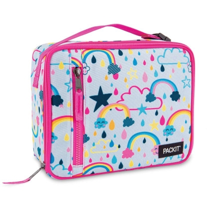 Cutie pentru mâncare Packit Classic Lunch Box roz/gri Rainbow Sky