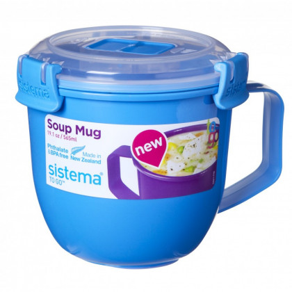 Hrnek Sistema Microwave Small Soup Mug Color albastru