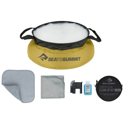 Set de curățenie Sea to Summit Camp Kitchen Clean-Up Kit 6 Piece Set