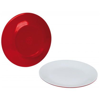 Set farfurii Bo-Camp Breakfast plate Two tone - 4ks roșu