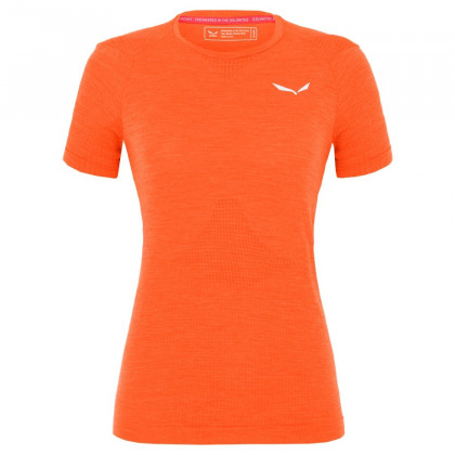 Tricou funcțional femei Salewa Pedroc Amr W Seamless T-Shirt portocaliu/