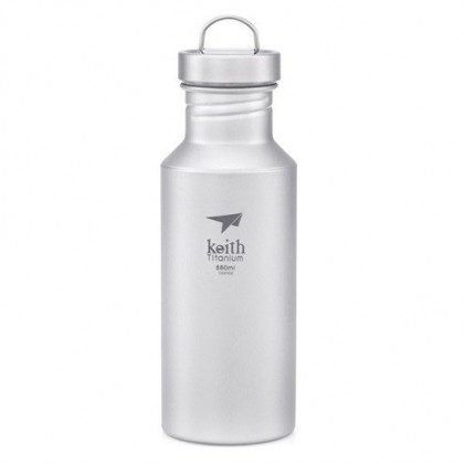 Sticlă Keith Titanium Sport Bottle 550 ml gri