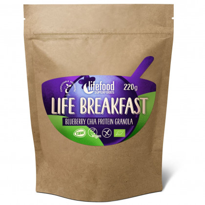 Granola Lifefood Life Breakfast Bio Raw afine cu semințe de chia