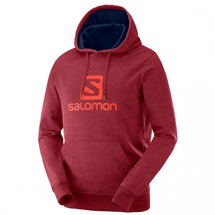 Hanorac femei Salomon Logo Hoodie M roșu