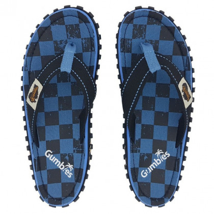Sandale bărbați Gumbies Islander Blue Checker albastru Blue Checker