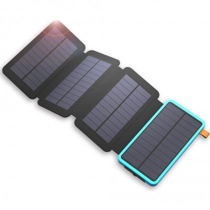 Incarcator solar AllPowers XD-SC-010-BBLU +powerbank