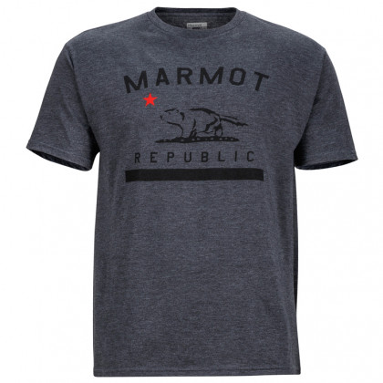 Tricou bărbați Marmot Marmot Republic Tee SS gri Charcoal Heather