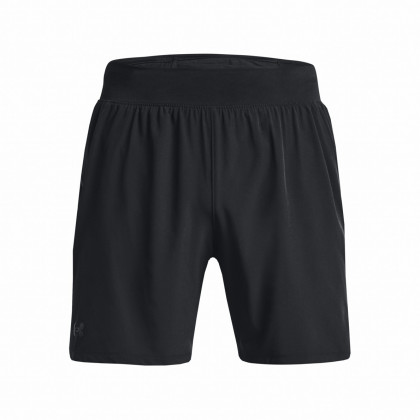 Pantaloni scurți bărbați Under Armour Launch Pro 7'' Shorts negru Black / Black / Reflective