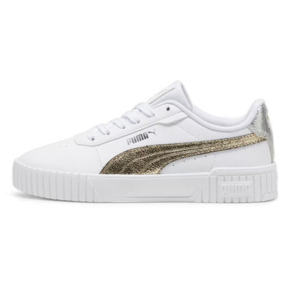 Încălțăminte femei Puma Carina 2.0 Metallic Shine alb White