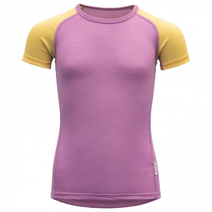 Dětské triko Devold Breeze Kid T-Shirt violet