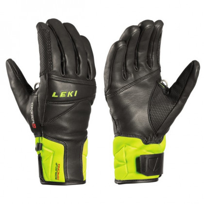 Mănuși de schi Leki Worldcup Race Speed 3D negru/galben