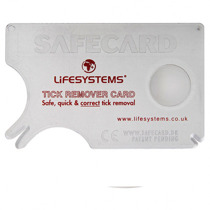 Extractor de căpușe Lifesystems Tick Remover Card