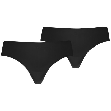 Chiloți femei Puma Seamless String 2P Pack negru Black