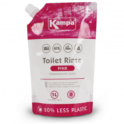 Dezinfectant pentru WC Kampa Pink Toilet Rinse Eco 1L roz