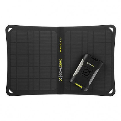 Set solar Goal Zero Venture 35/Nomad 10 Solar Kit negru