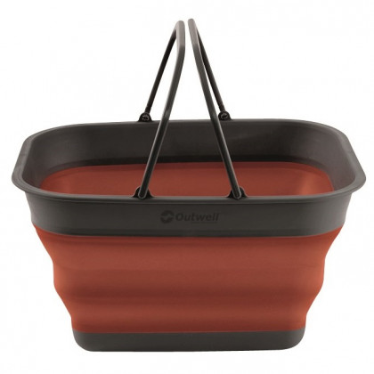 Coș pliabil Outwell Collaps Crater w/handle maro terracotta