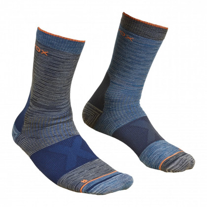 Șosete Ortovox Alpinist Mid Socks gri/albastru
