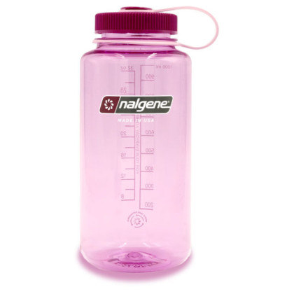 Sticlă Nalgene Wide Mouth Sustain 1l roz deschis