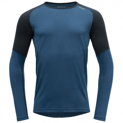 Tricou funcțional bărbați Devold Jakta Merino 200 Shirt albastru