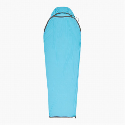 Inserție pentru sacul de dormit Sea to Summit Breeze Liner Mummy Compact albastru Blue Atoll
