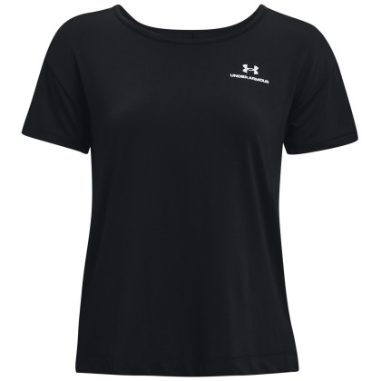 Tricou funcțional femei Under Armour Rush Energy SS negru