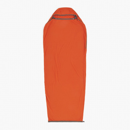 Inserție pentru sacul de dormit Sea to Summit Reactor Fleece Liner Mummy Standard roșu/portocaliu