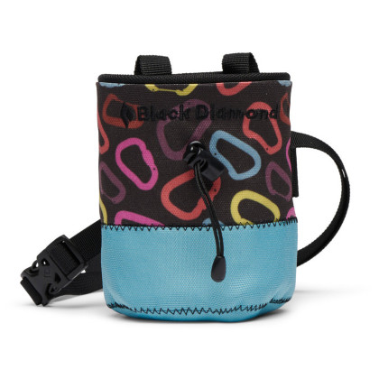 Săculeț pentru magneziu Black Diamond Kids Mojo Chalk Bag albastru / negru Glacier (4072)