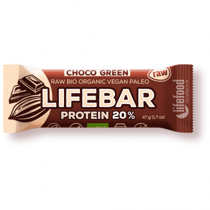 Baton Lifefood Plus ciocolata cu proteine BIO