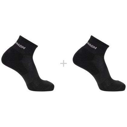 Șosete Salomon Evasion Ankle 2-Pack negru BLACK / BLACK