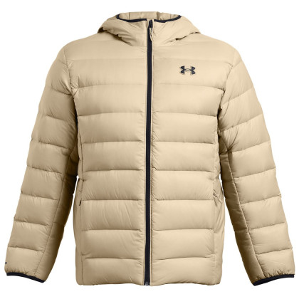 Geacă bărbați Under Armour Legend Down Hooded Jacket bej BRN