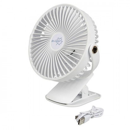 Ventilator Bo-Camp Lux Fan Table DeLuxe ABS alb