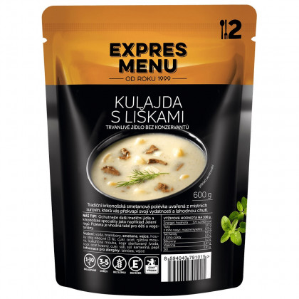 Supă Expres menu Supă cremă de ciuperci (2 porții)