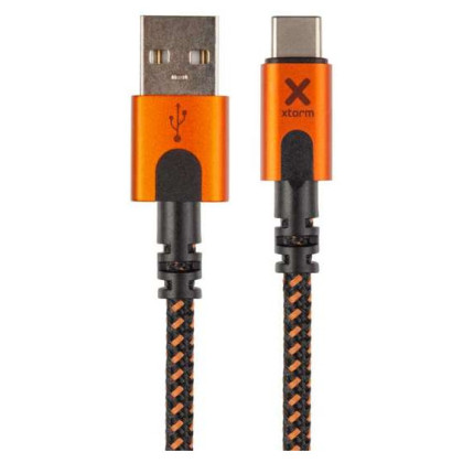 Cablul de încărcare și de date Xtorm Xtreme USB to USB-C cable (1,5m) negru Black/Orange