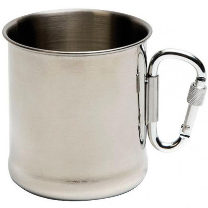 Cana Bo-Trail Mug Stainless Steel cu carabină