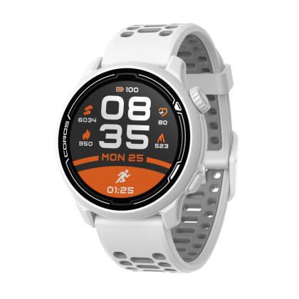 Ceas Coros PACE 2 Premium GPS Sport Watch Silicone alb