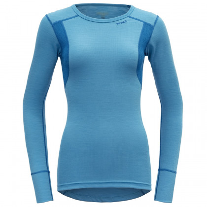 Tricou femei Devold Hiking Woman Shirt albastru