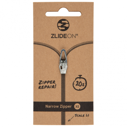 Accesorii pentru voiaj ZlideOn Narrow Zipper XS argintiu