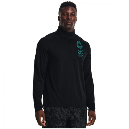 Hanorac bărbați Under Armour Destroy All Miles 1/2 Zip negru