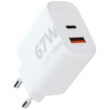 Încărcător Xtorm 67W GaN2 Ultra Wall Charger alb white