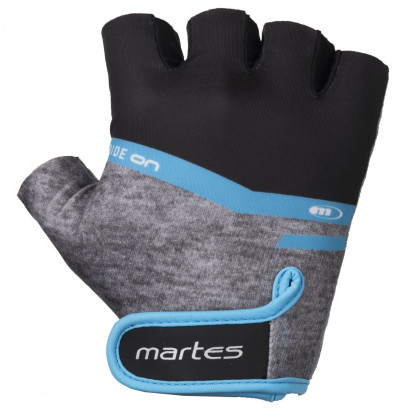 Mănuși ciclism Martes Stacy Gloves negru/gri BLACK/BLUE CURACAO/MELANGE GREY