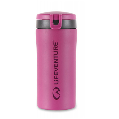 Cană termică LifeVenture Flip-Top Thermal Mug 0,3l roz Pink