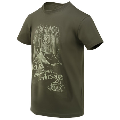 Tricou bărbați Helikon-Tex T-Shirt (Home Sweet Home) verde Taiga Green