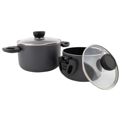 Set vase Bo-Camp Cookware set Twist 2pcs alu indu