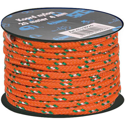 Coarda Bo-Camp Nylon Guy Rope 20 m 4 mm portocaliu orange