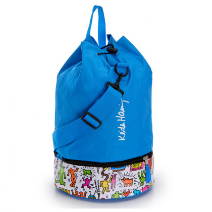Plážová chladící taška Gio Style Keith Haring 16,5l + 5,5l albastru