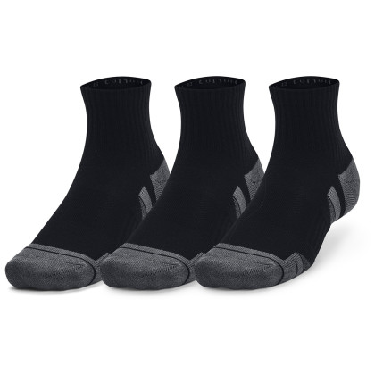 Set șosete Under Armour Performance Cotton 3p Qtr negru