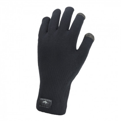Mănuși impermiabile Sealskinz WP All Weather Ultra Grip Knitted negru